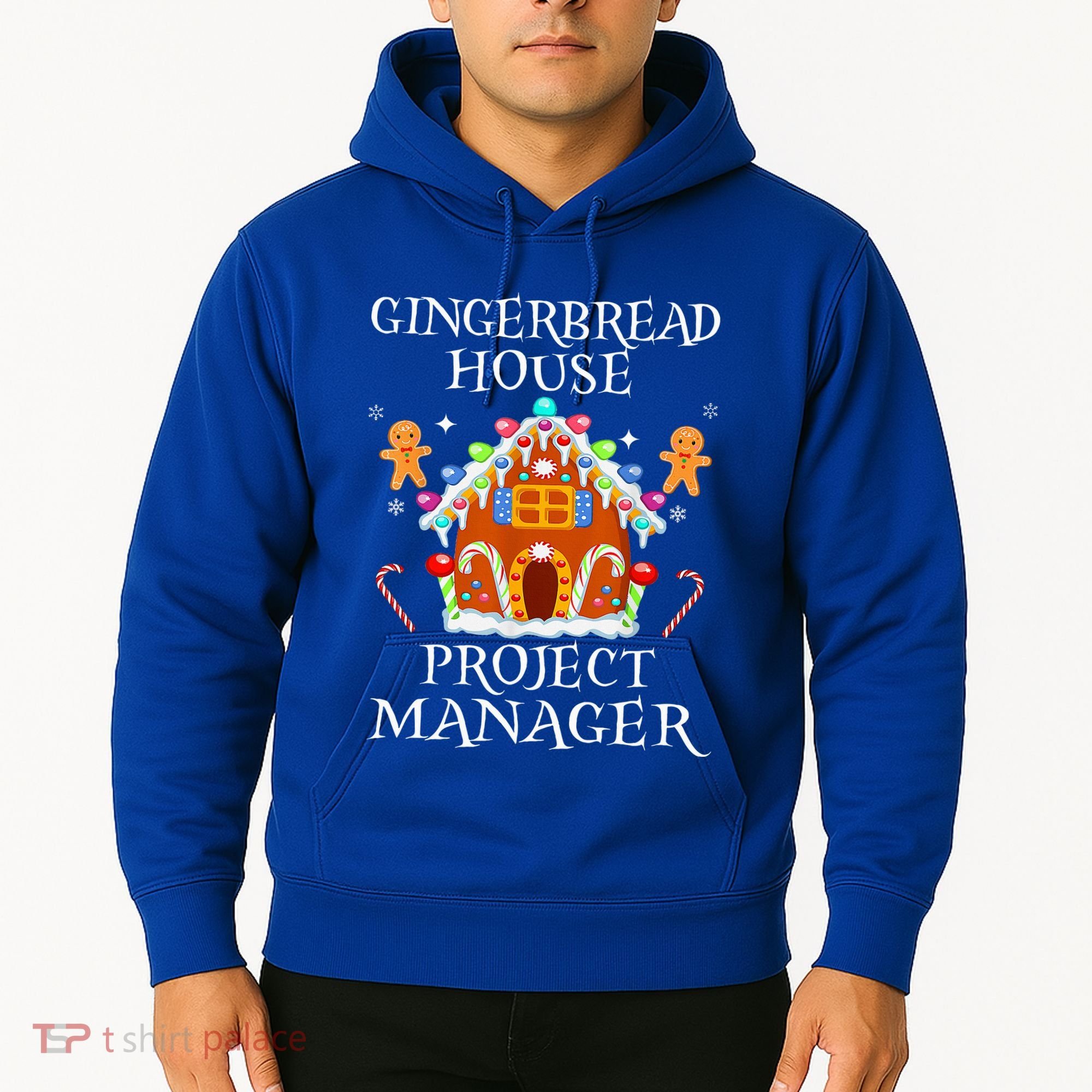 Gingerbread House Project manager Decorating Baking Xmas  Hoodie
