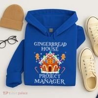 Gingerbread House Project manager Decorating Baking Xmas  Hoodie thumb 4