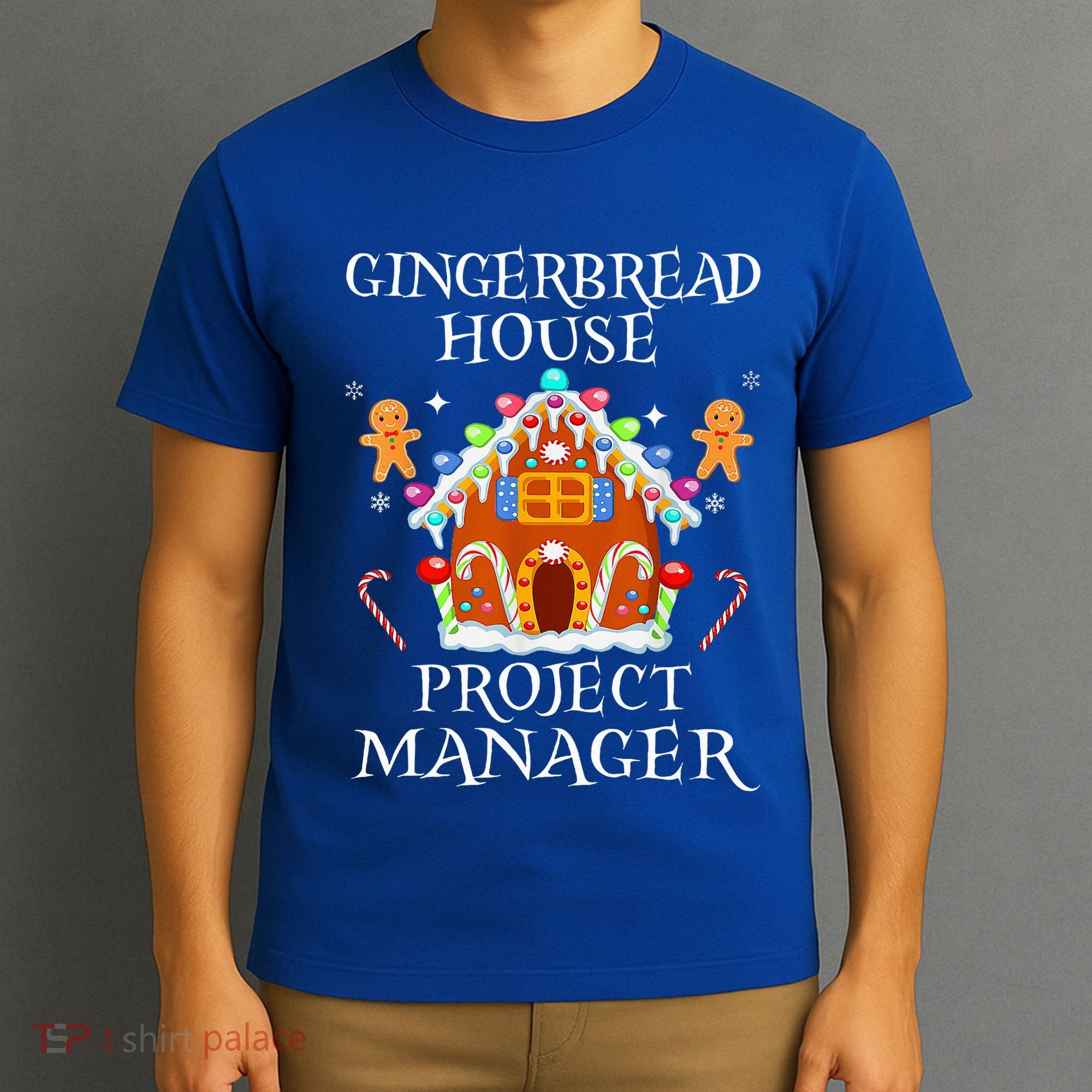 Gingerbread House Project manager Decorating Baking Xmas  T-Shirt