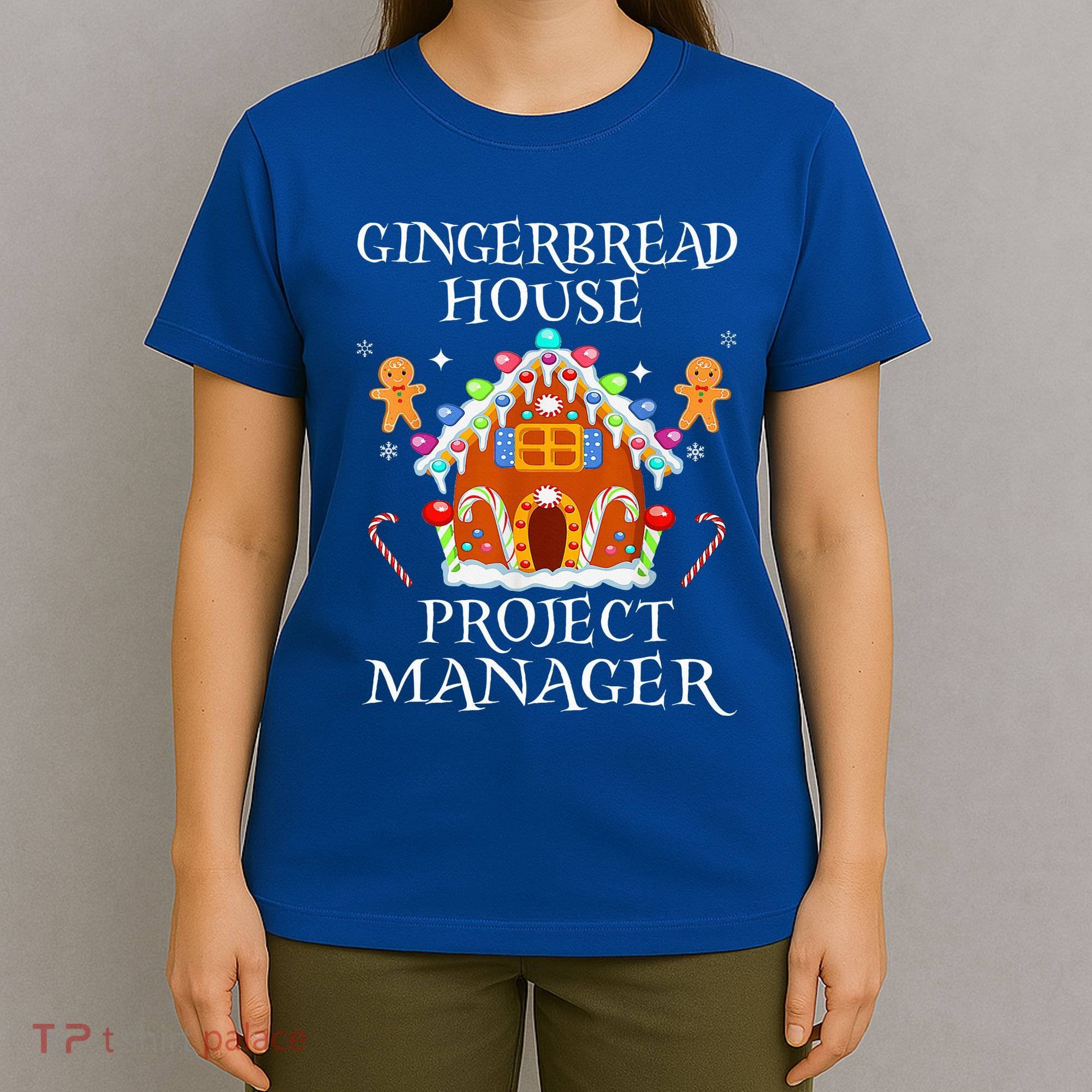 Gingerbread House Project manager Decorating Baking Xmas  T-Shirt