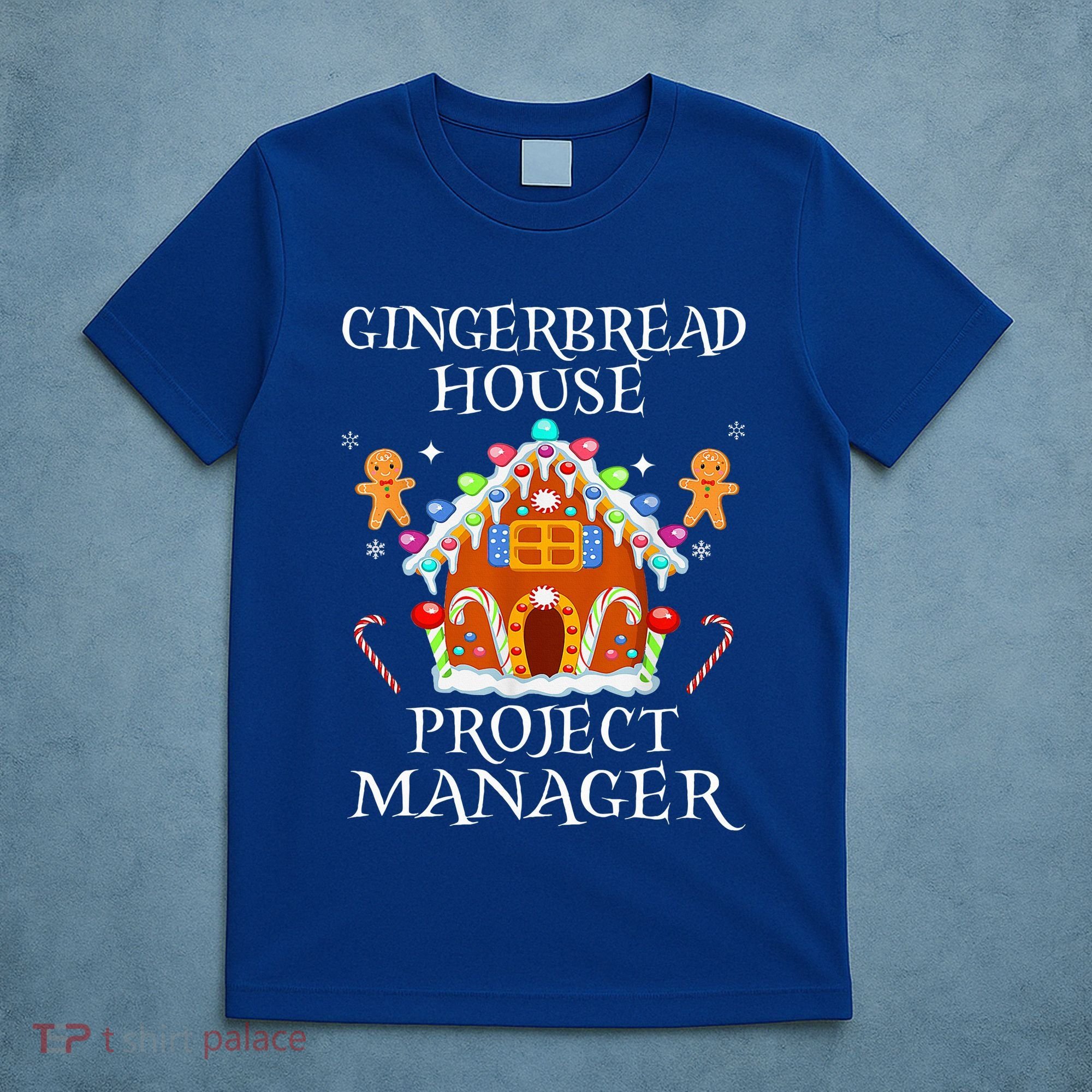 Gingerbread House Project manager Decorating Baking Xmas  T-Shirt
