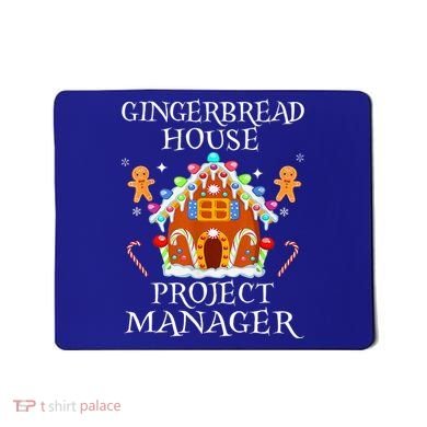 Gingerbread House Project manager Decorating Baking Xmas  Mousepad