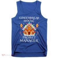 Gingerbread House Project manager Decorating Baking Xmas  Tank Top thumb 0