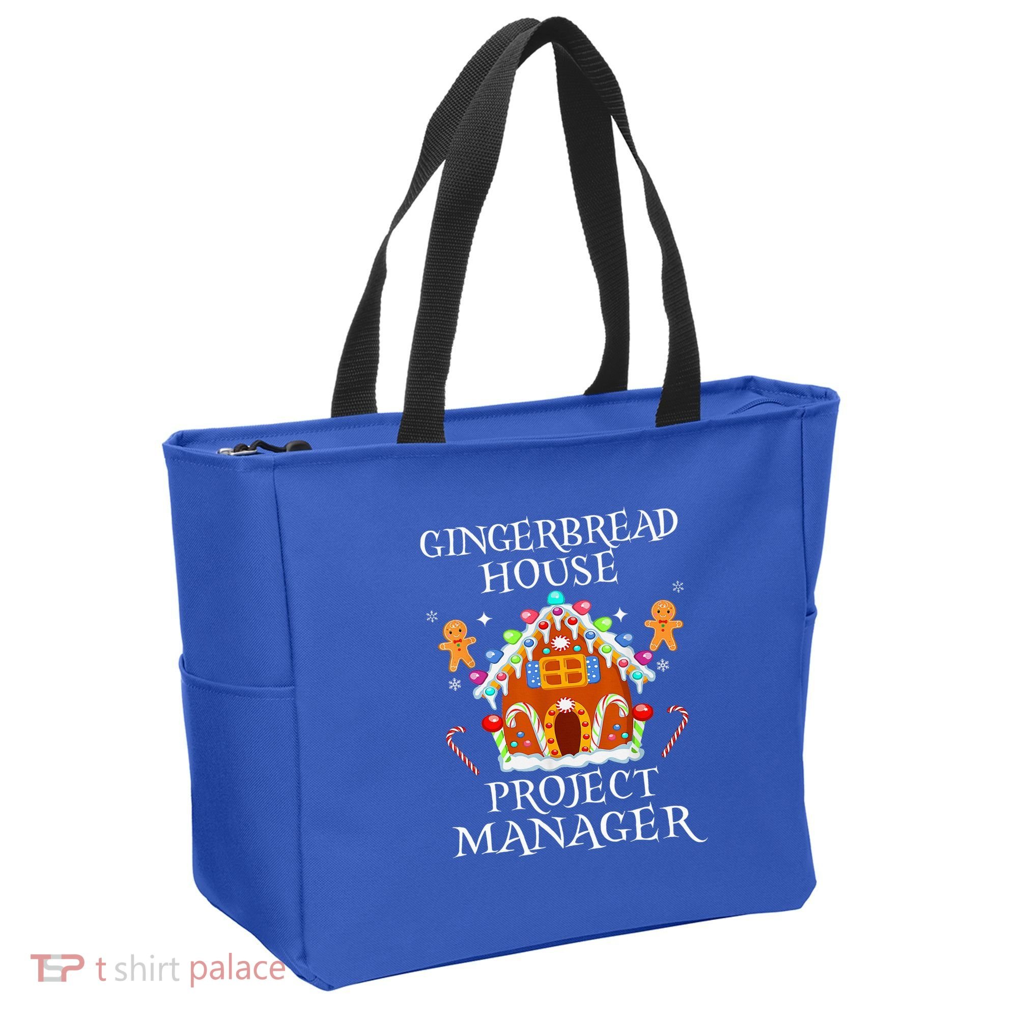Gingerbread House Project manager Decorating Baking Xmas  Tote Bag