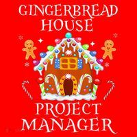 Gingerbread House Project manager Decorating Baking Xmas  Santa Hat thumb 1