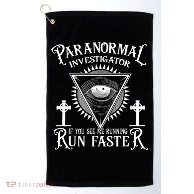 Ghost Hunter Paranormal Investigator Golf Towel