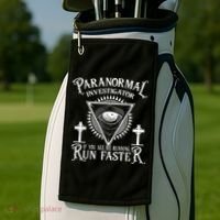 Ghost Hunter Paranormal Investigator Golf Towel thumb 2