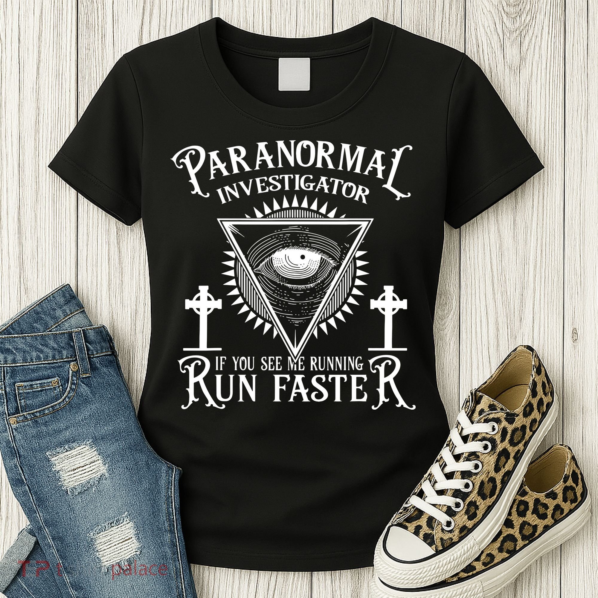 Ghost Hunter Paranormal Investigator Women's T-Shirt