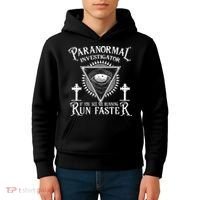 Ghost Hunter Paranormal Investigator Kids Hoodie thumb 4