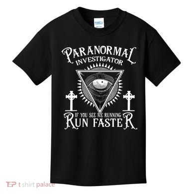 Ghost Hunter Paranormal Investigator Kids T-Shirt
