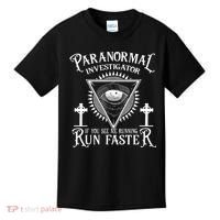 Ghost Hunter Paranormal Investigator Kids T-Shirt thumb 0