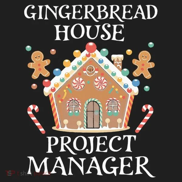Gingerbread House Project Manager Cookie Baking Christmas Women's Sweatshirt