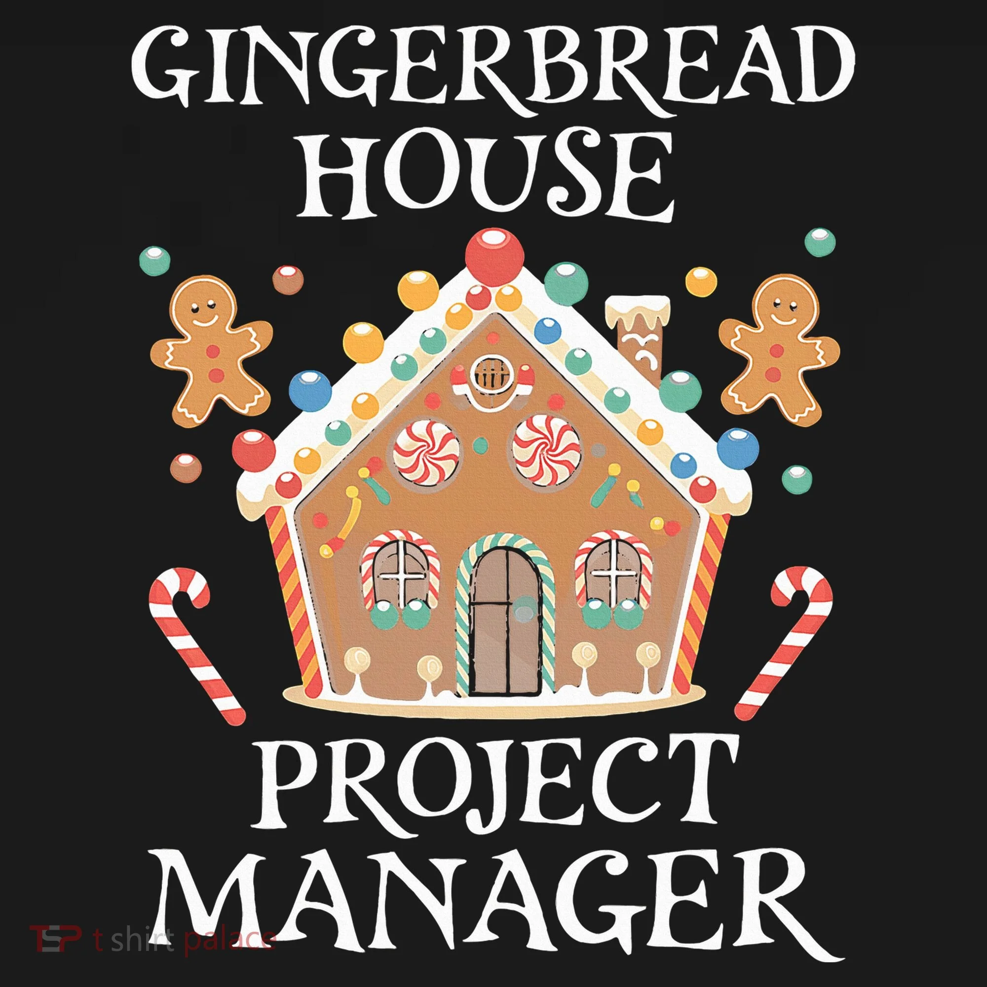 Gingerbread House Project Manager Cookie Baking Christmas Doggie Tank