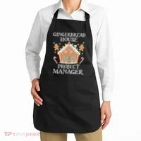Gingerbread House Project Manager Cookie Baking Christmas Apron thumb 2