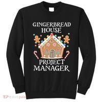 Gingerbread House Project Manager Cookie Baking Christmas Sweatshirt thumb 0