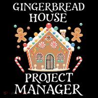 Gingerbread House Project Manager Cookie Baking Christmas Backpack thumb 2