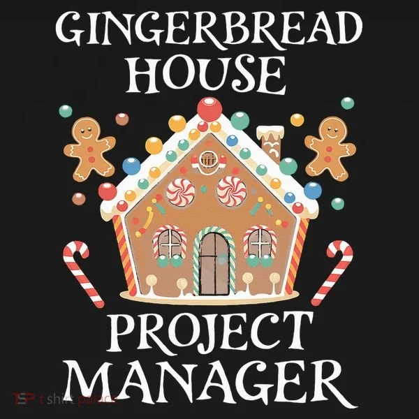 Gingerbread House Project Manager Cookie Baking Christmas Women's Hoodie
