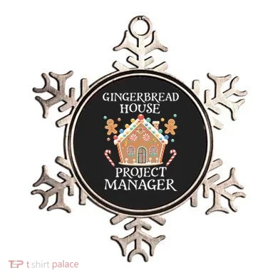 Gingerbread House Project Manager Cookie Baking Christmas Ornament
