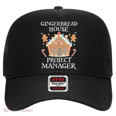 Gingerbread House Project Manager Cookie Baking Christmas Hat