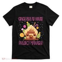 Gingerbread House Project Manager Family Matching T-Shirt thumb 0