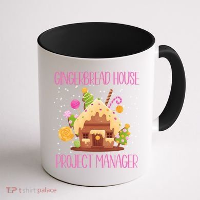 Gingerbread House Project Manager Family Matching Coffee Mug back