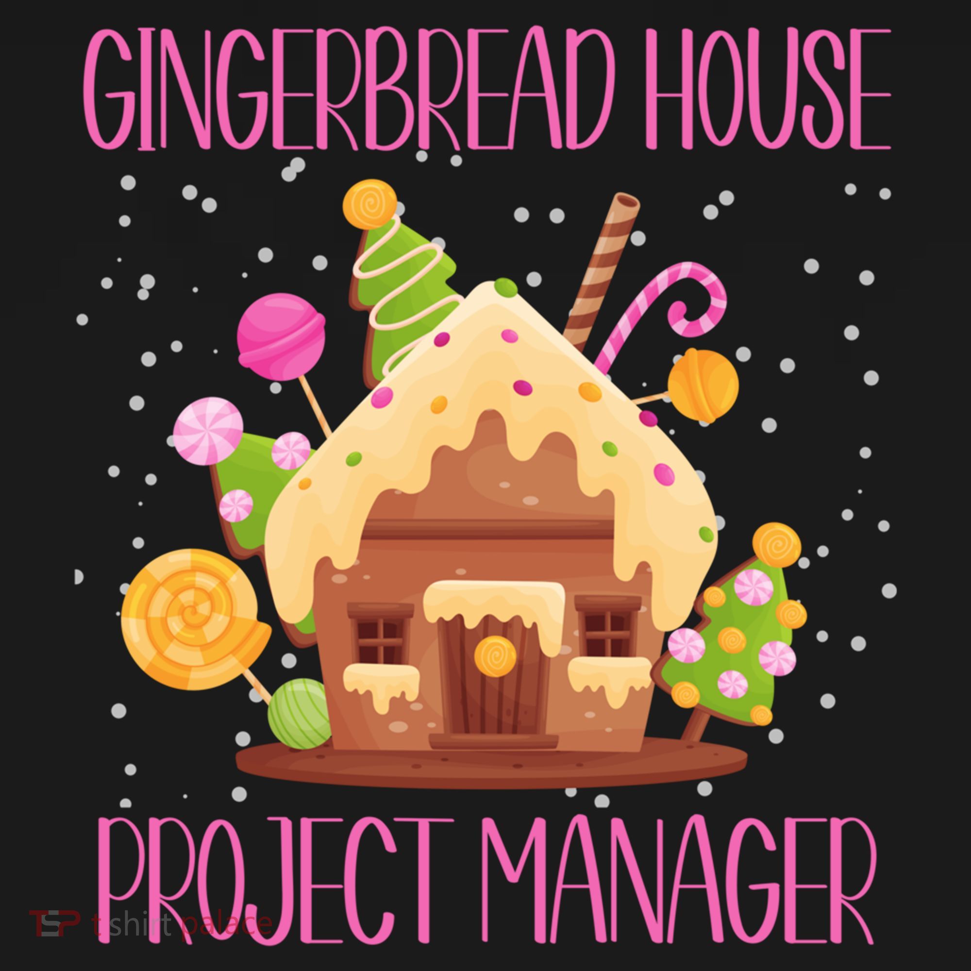 Gingerbread House Project Manager Family Matching Women's Tank Top