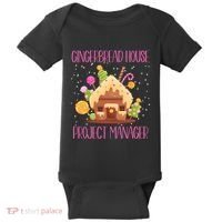 Gingerbread House Project Manager Family Matching Baby Bodysuit thumb 0