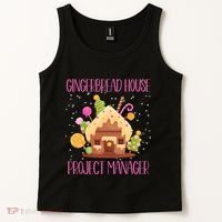 Gingerbread House Project Manager Family Matching Tank Top thumb 2