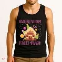 Gingerbread House Project Manager Family Matching Tank Top thumb 3