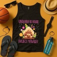 Gingerbread House Project Manager Family Matching Tank Top thumb 4