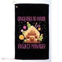 Gingerbread House Project Manager Family Matching Golf Towel thumb 0