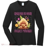 Gingerbread House Project Manager Family Matching Women's Long Sleeve Shirt thumb 0