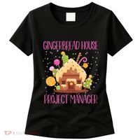 Gingerbread House Project Manager Family Matching Women's T-Shirt thumb 0