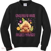 Gingerbread House Project Manager Family Matching Kids Sweatshirt thumb 0