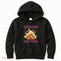 Gingerbread House Project Manager Family Matching Kids Hoodie thumb 0