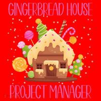 Gingerbread House Project Manager Family Matching Santa Hat thumb 1