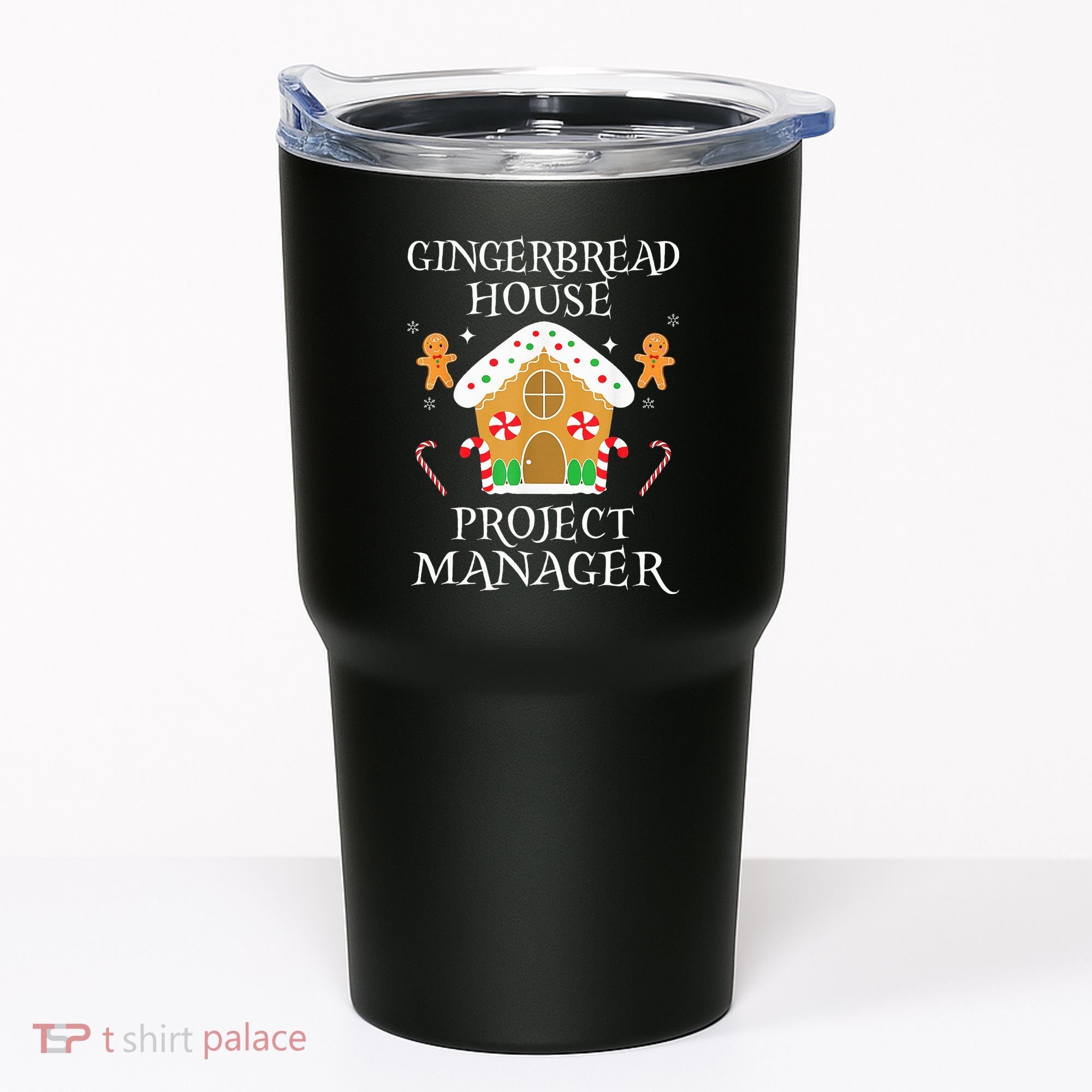 Gingerbread House Project manager Decorating  Tumbler