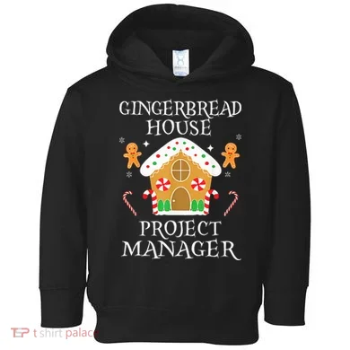 Gingerbread House Project manager Decorating  Toddler Hoodie