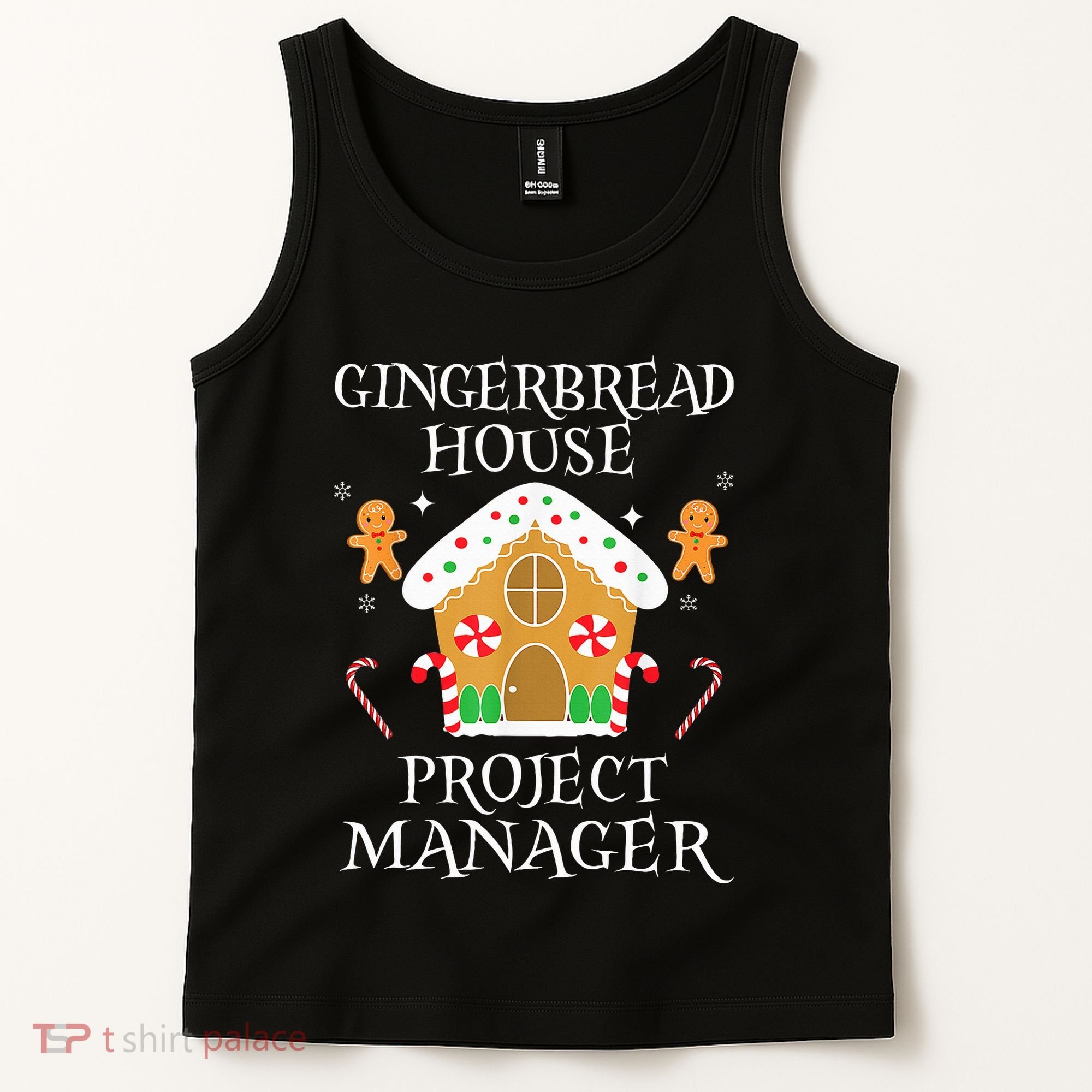 Gingerbread House Project manager Decorating  Tank Top