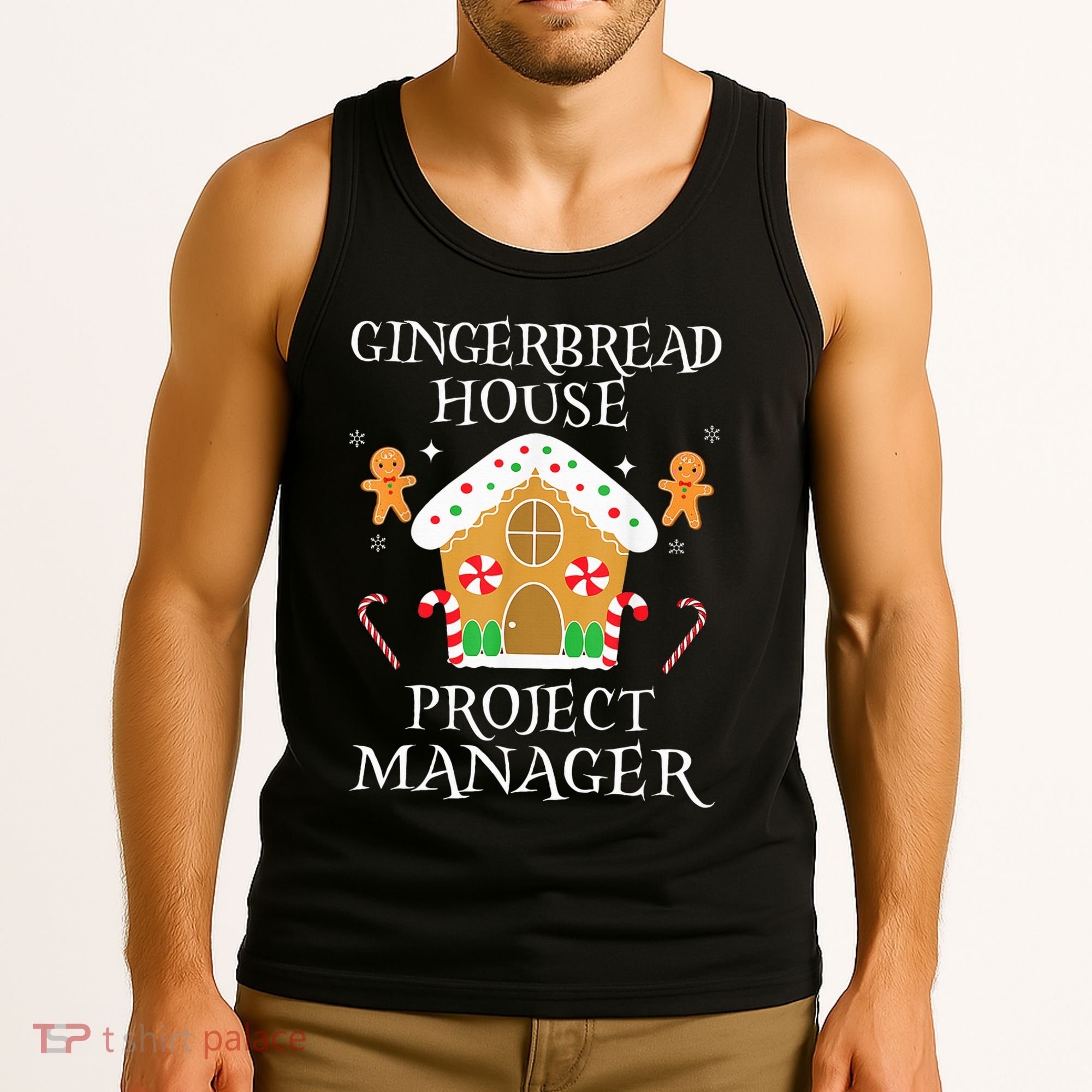 Gingerbread House Project manager Decorating  Tank Top