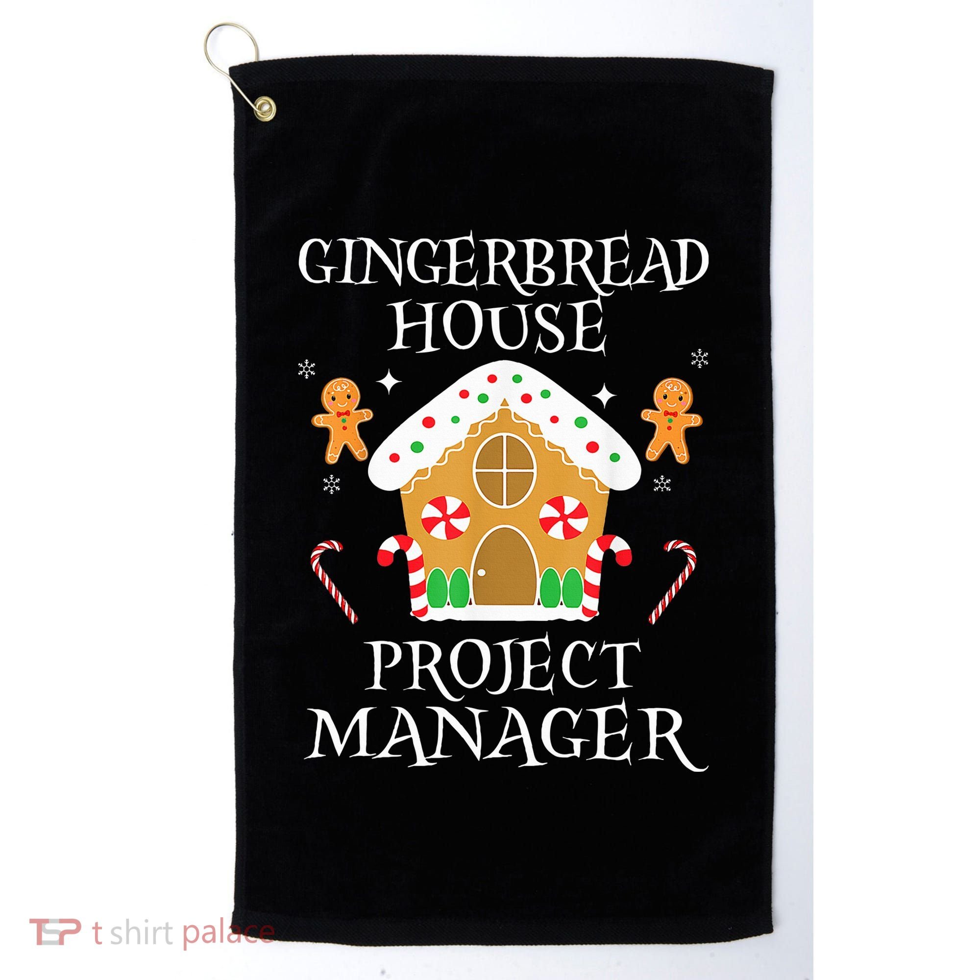 Gingerbread House Project manager Decorating  Golf Towel