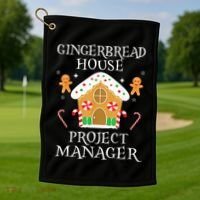 Gingerbread House Project manager Decorating  Golf Towel thumb 1