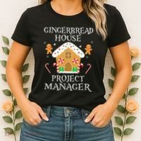 Gingerbread House Project manager Decorating  Women's T-Shirt thumb 2
