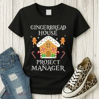 Gingerbread House Project manager Decorating  Women's T-Shirt thumb 3