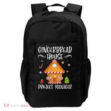 Gingerbread House Project Manager Baking Xmas Pajamas Backpack