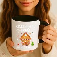 Gingerbread House Project Manager Baking Xmas Pajamas Coffee Mug thumb 3