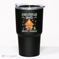 Gingerbread House Project Manager Baking Xmas Pajamas Tumbler thumb 0