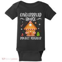 Gingerbread House Project Manager Baking Xmas Pajamas Baby Bodysuit thumb 0