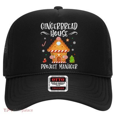 Gingerbread House Project Manager Baking Xmas Pajamas Hat
