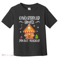 Gingerbread House Project Manager Baking Xmas Pajamas Toddler T-Shirt thumb 0